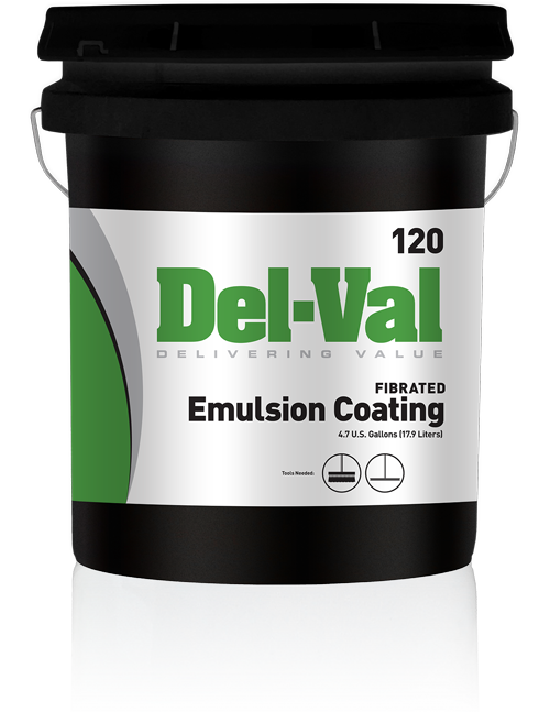 120 DelVal Fibered Emulsion Coating United Asphalt Company
