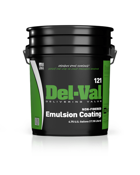 Del-Val 121 Non-Fibered Emulsion Coating - 5 Gallon Bucket
