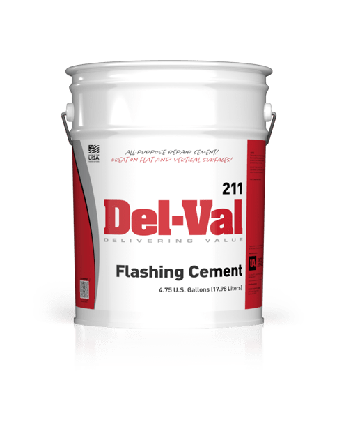 Del-Val 211 Flashing Cement in 5 Gallon Pail