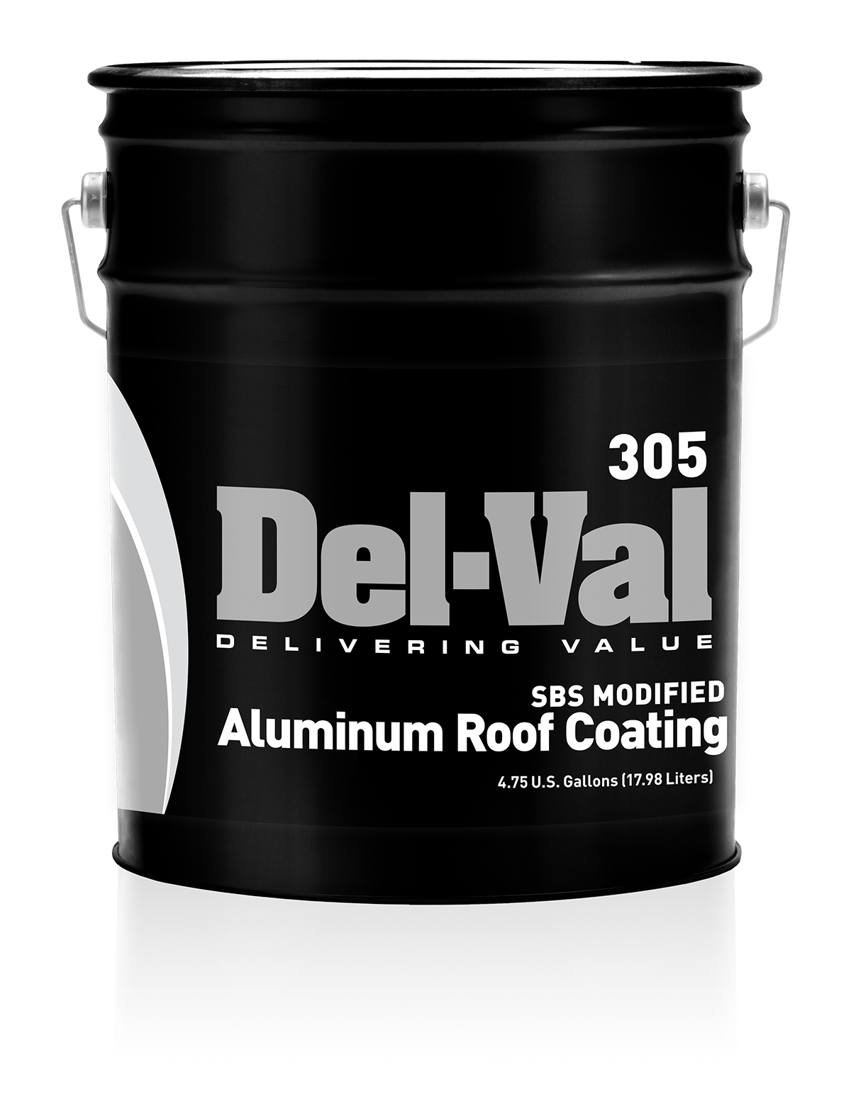 Image of Del-Val 305 SBS Modified Aluminum Roof Coating - 5 Gallon Pail