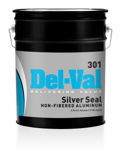 Image of Del-Val 301 Silver Seal Non-Fibered Aluminum - 5 Gallon Pail