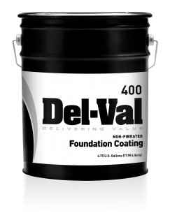 Del-Val 400 Non-Fibered Foundation Coating - 5G Pail