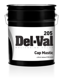Del-Val 205 Cap Mastic in 5 Gallon Pail