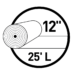12 inch UNI-Seal Roll Icon