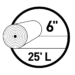 6 inch UNI-Seal Roll Icon