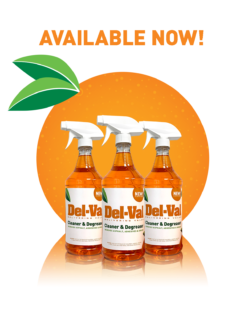 Del-Val Cleaner & Degreaser Available Now in 32oz