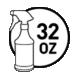 United Asphalt 32 Ounce Spray Bottle Icon