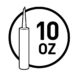 10oz Cartridge Capacity Icon