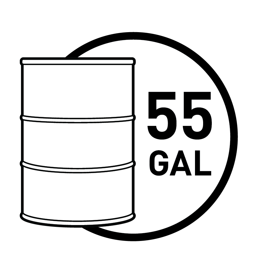 55 Gallon Capacity Drum