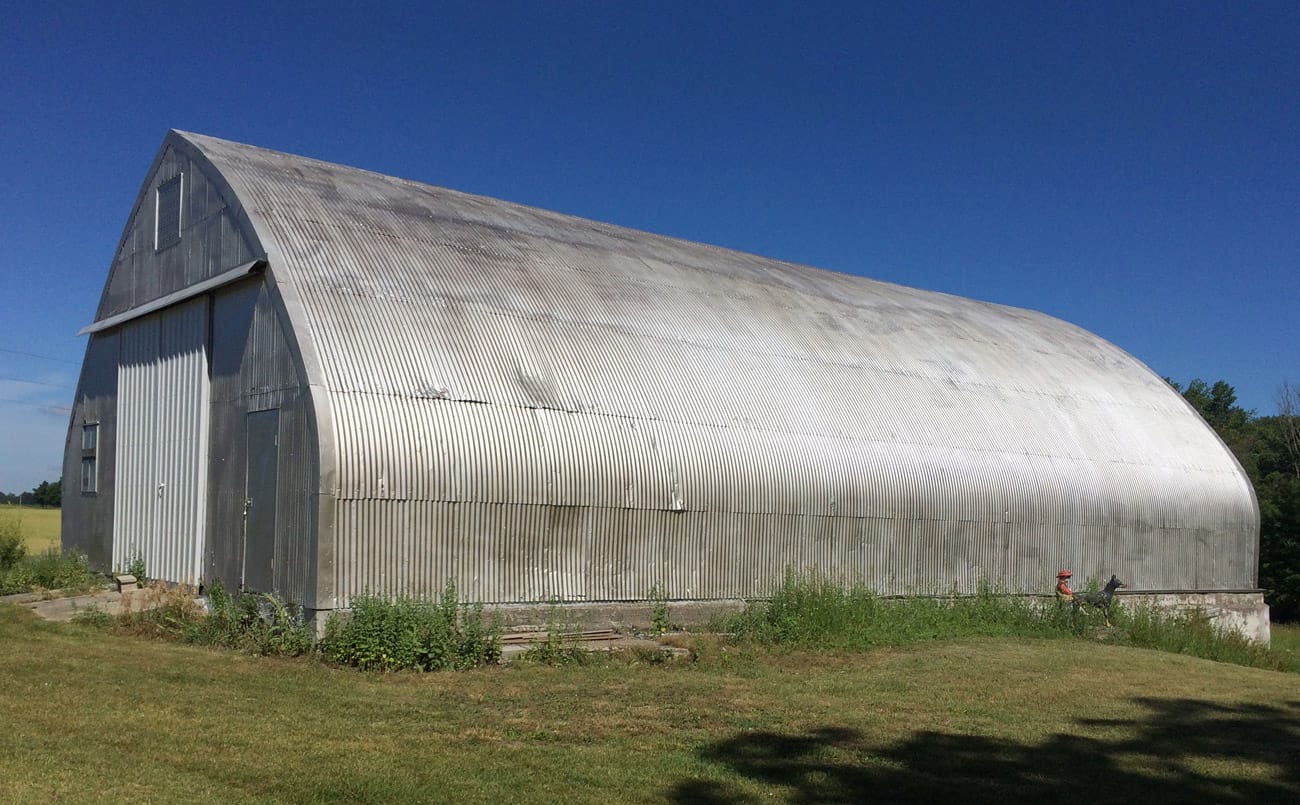 Quonset Hut Restored with Del-Val 305 SBS Modified Aluminum Roof Coating