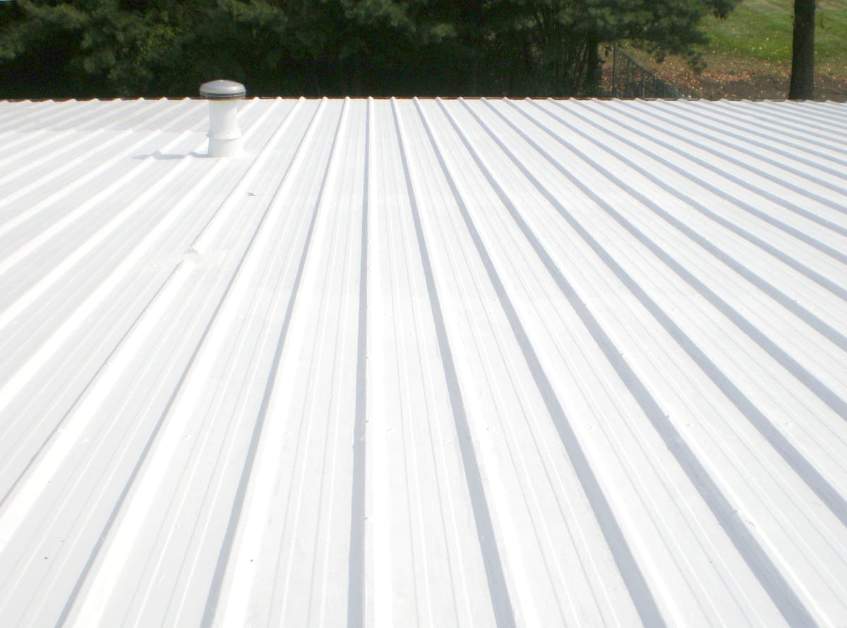 White Roof Coating For Metal Roof The Tube