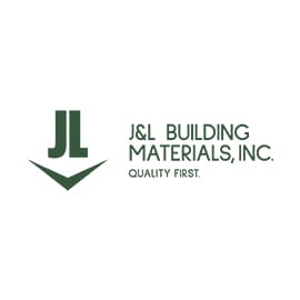 J&L Building Materials Inc Distributor Logo