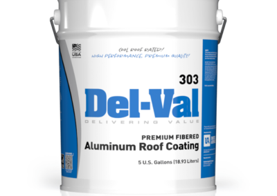 Del-Val 303 Premium Fibered Aluminum Roof Coating