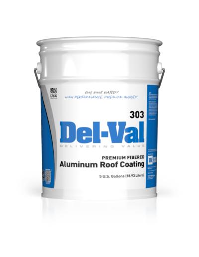 Del-Val 303 Premium Fibered Aluminum Roof Coating