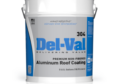 Del-Val 304 Premium Non-Fibered Aluminum Roof Coating