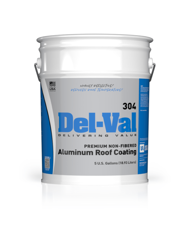 Del-Val 304 Premium Non-Fibered Aluminum Roof Coating