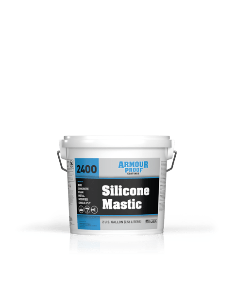 AP-2400 Silicone Mastic in 2 Gallon Plastic Bucket