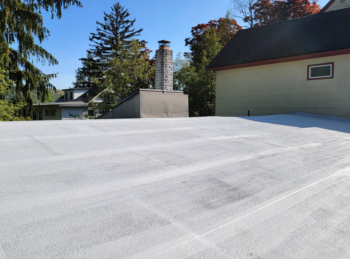 AP-3100 Acrylic Base Coat Restoration Residential Roof View 3