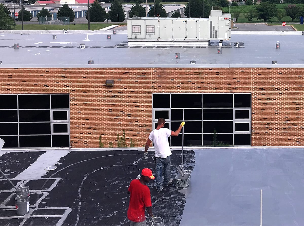 AP-5100 Moisture Cure Polyurethane Installation Roof Restoration
