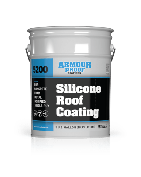 AP-5200 Silicone Roof Coating in 5 Gallon Pail