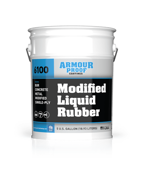 AP-6100 Modified Liquid Rubber Roof Coating in 5 Gallon Pail