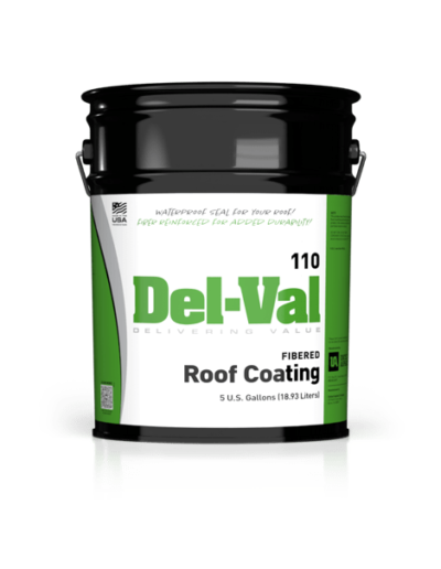 Del-Val 110 Fibered Roof Coating