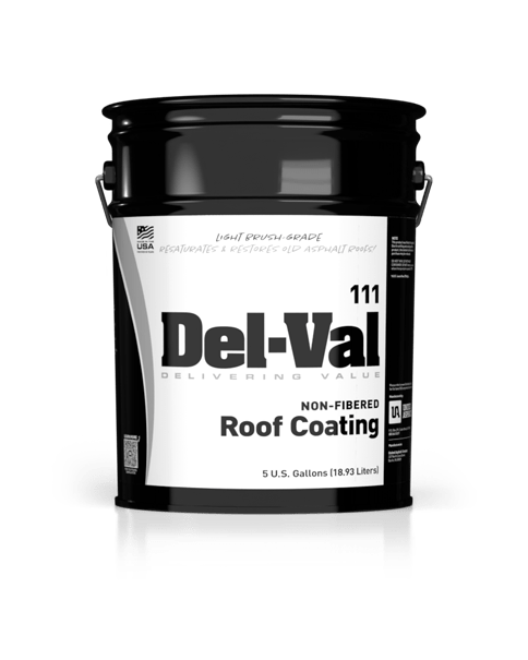 Del-Val 111 Non-Fibered Roof Coating