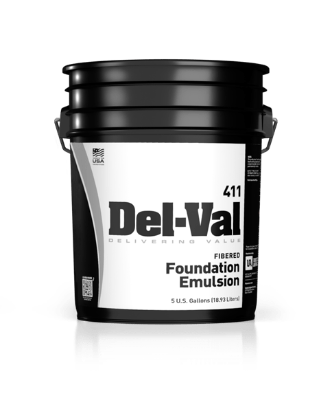 Image of Del-Val 110 Fibered Roof Coating in 5 Gallon Pail