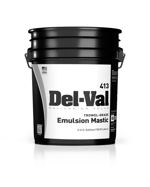 Del-Val 413 Emulsion Mastic Trowel-Grade