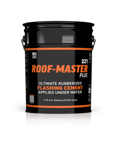 Roof-Master Plus 221 Ultimate Rubberized Flashing Cement in 5 Gallon Pail