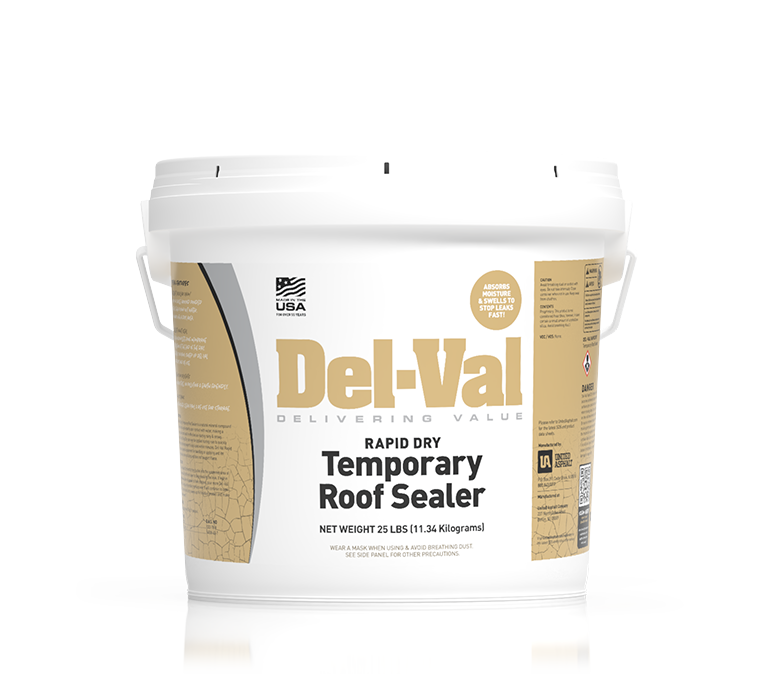Del-Val Rapid Dry Temporary Roof Sealer