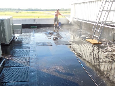 Meridian Terminal Teterboro Airport Case Study Powerwash Preparation