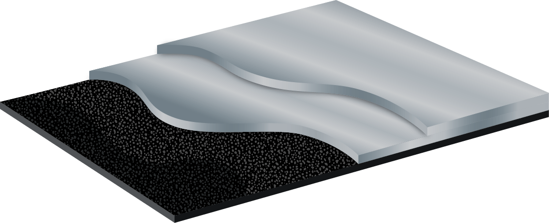 Asphalt Roof 2 Coats Moisture Cure Polyurethane