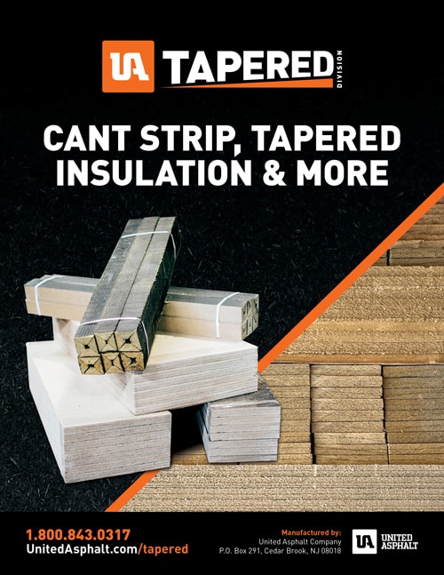 United Asphalt Tapered Division Cutsheet Cover