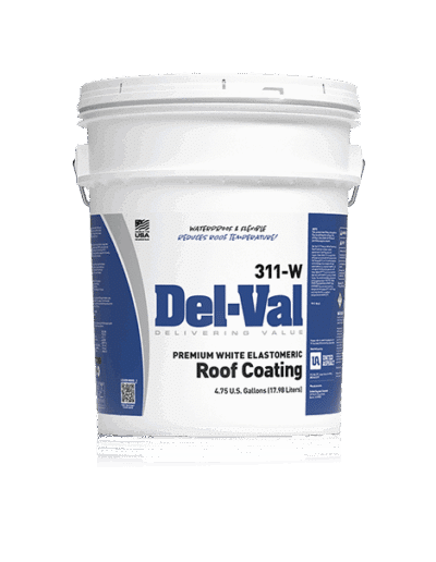 Del-Val 311 Premium Elastomeric Roof Coating