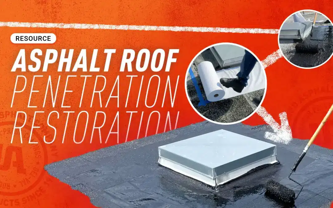 Restoring Around a Penetration on an Asphalt Roof