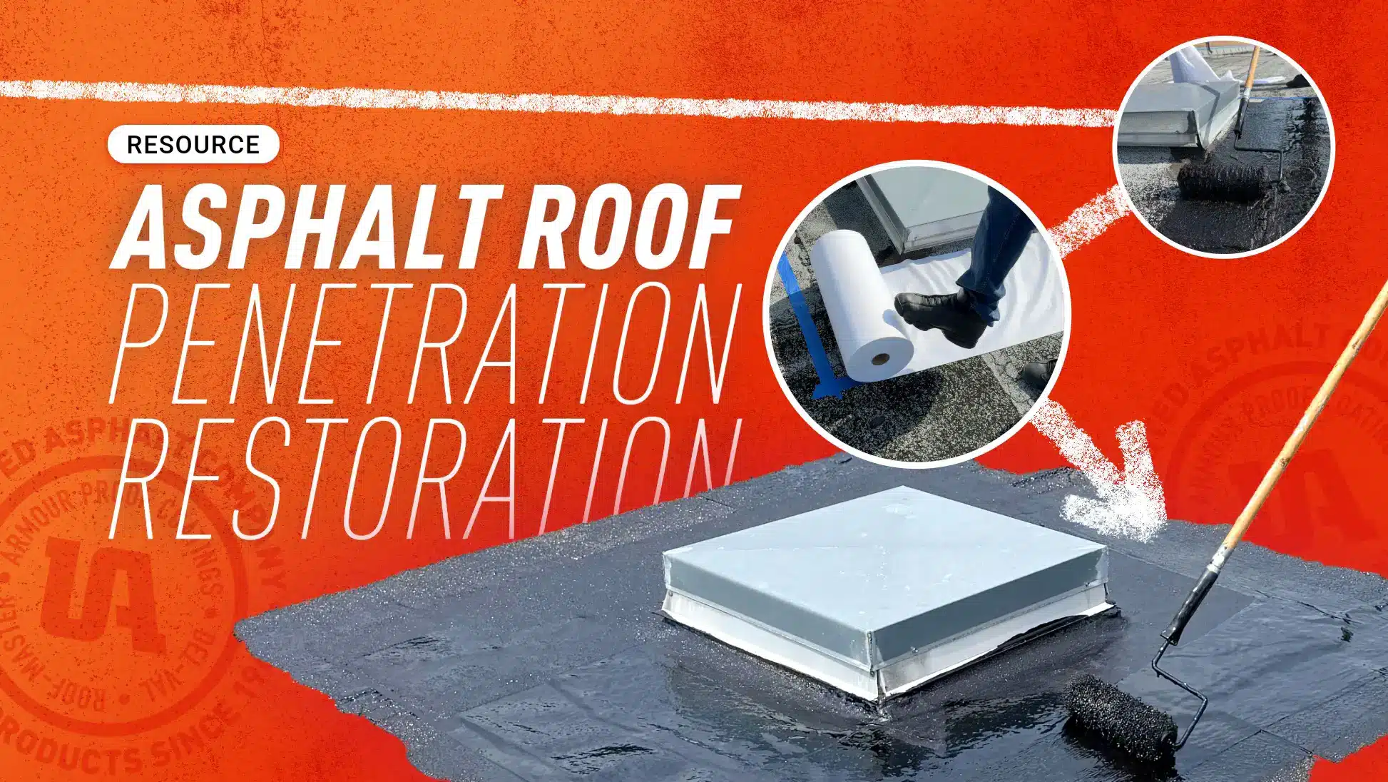 Asphalt Roof Penetration Restoration Hero